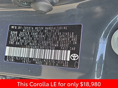 2024 Toyota Corolla LE