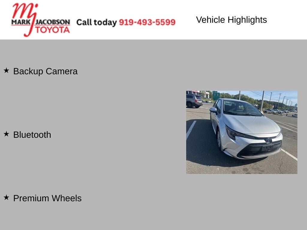 2026 Toyota Corolla LE