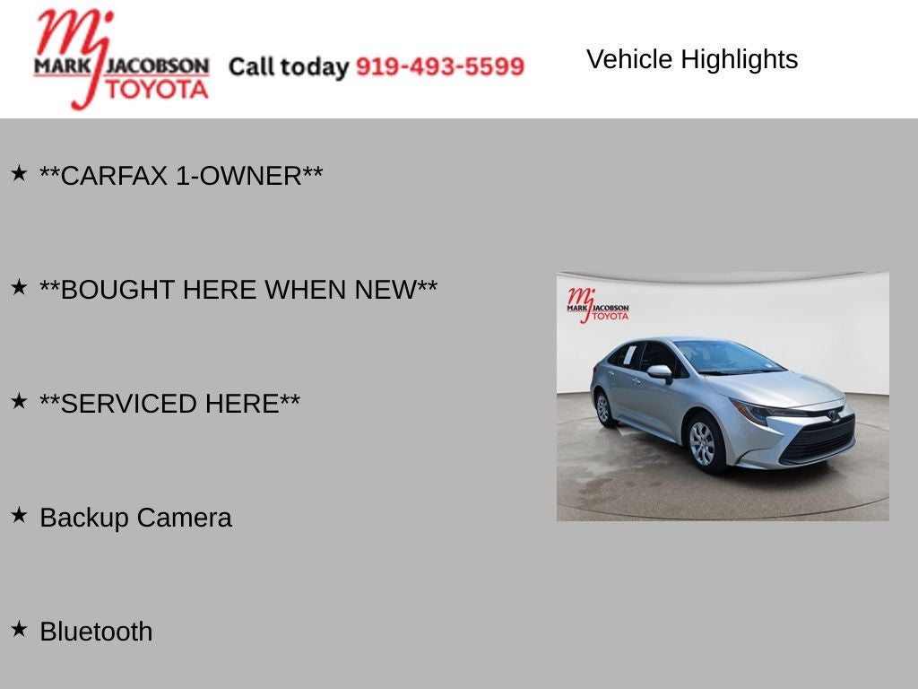 2024 Toyota Corolla LE