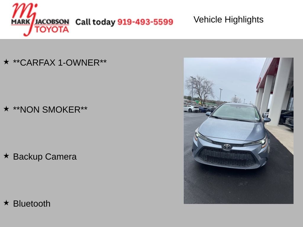 2021 Toyota Corolla LE