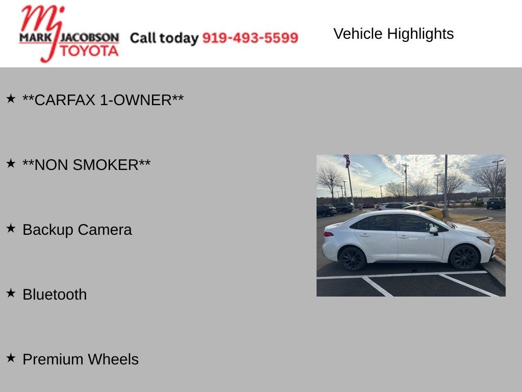 2023 Toyota Corolla SE