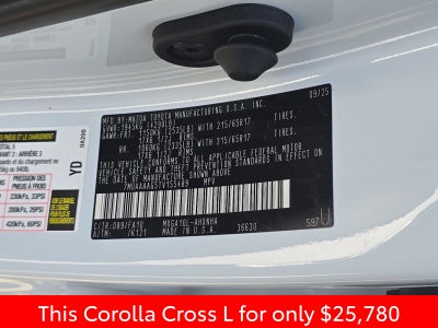 2026 Toyota Corolla Cross L