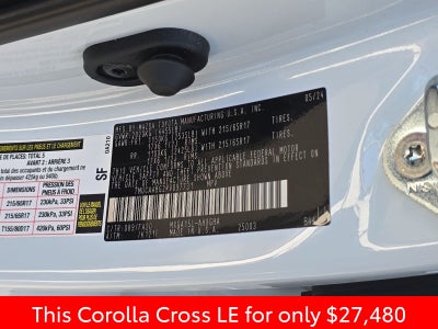 2024 Toyota Corolla Cross LE