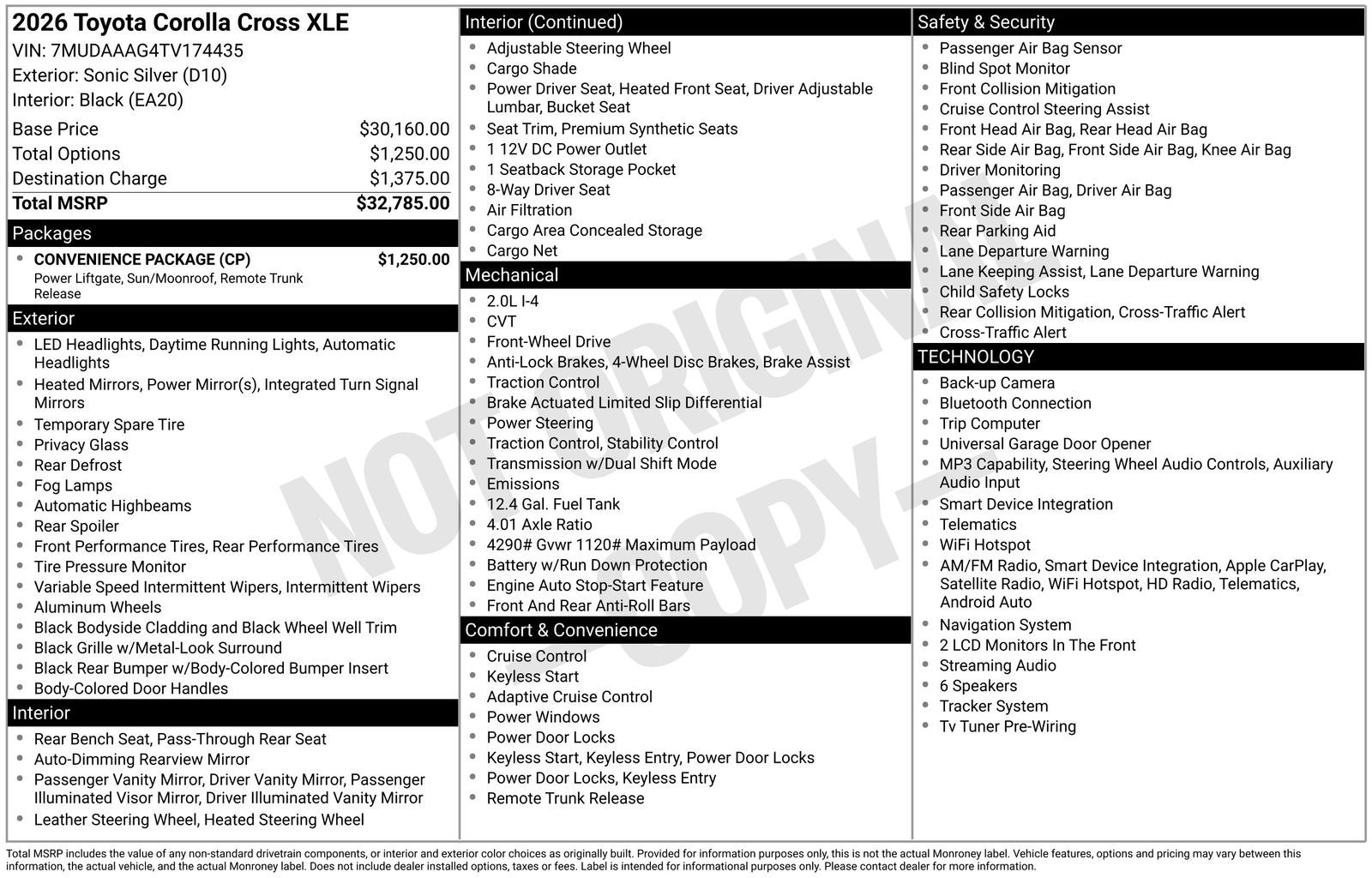 2026 Toyota Corolla Cross XLE