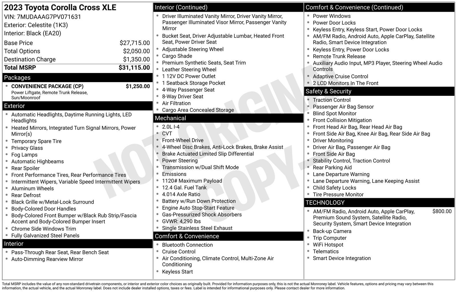 2023 Toyota Corolla Cross XLE
