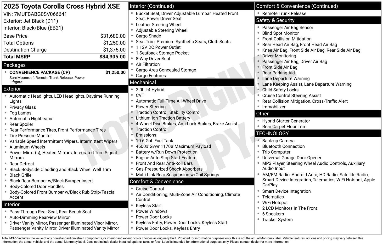 2025 Toyota Corolla Cross Hybrid XSE
