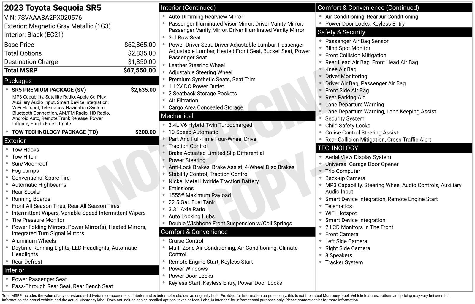 2023 Toyota Sequoia SR5