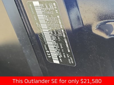 2022 Mitsubishi Outlander SE