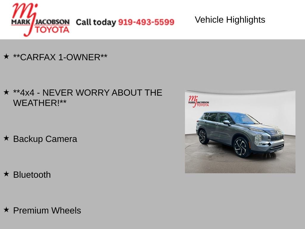 2023 Mitsubishi Outlander SE