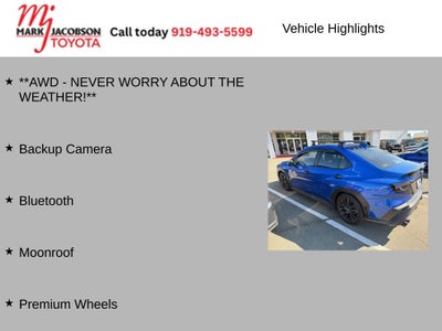 2022 Subaru WRX Limited