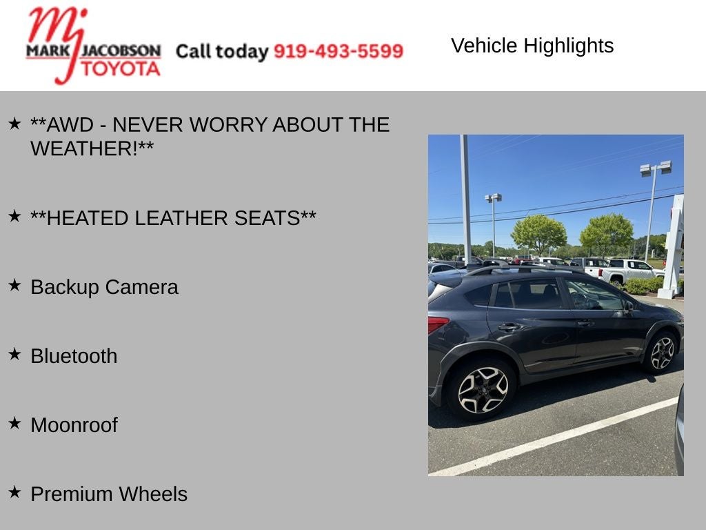 2019 Subaru Crosstrek 2.0i Limited