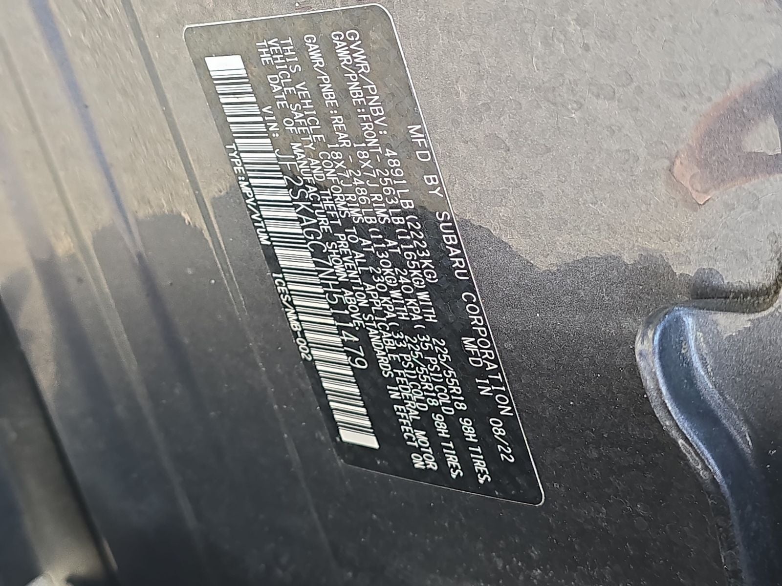 2022 Subaru Forester Sport