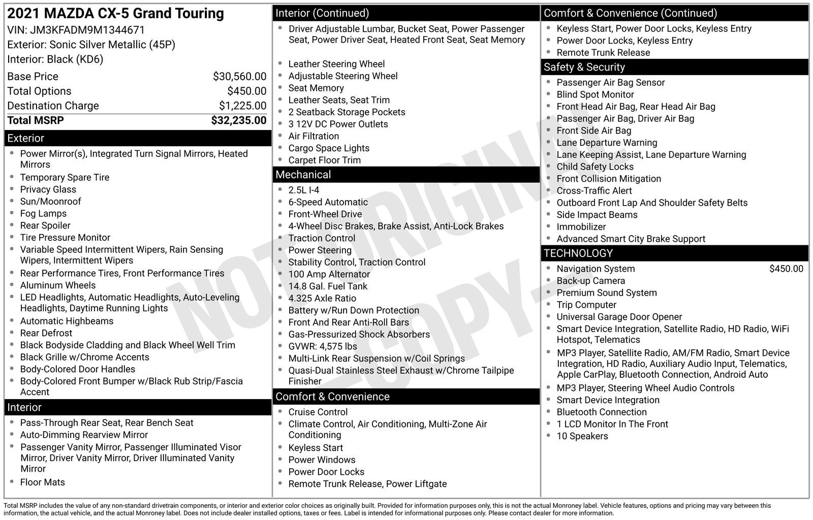 2021 Mazda Mazda CX-5 Grand Touring
