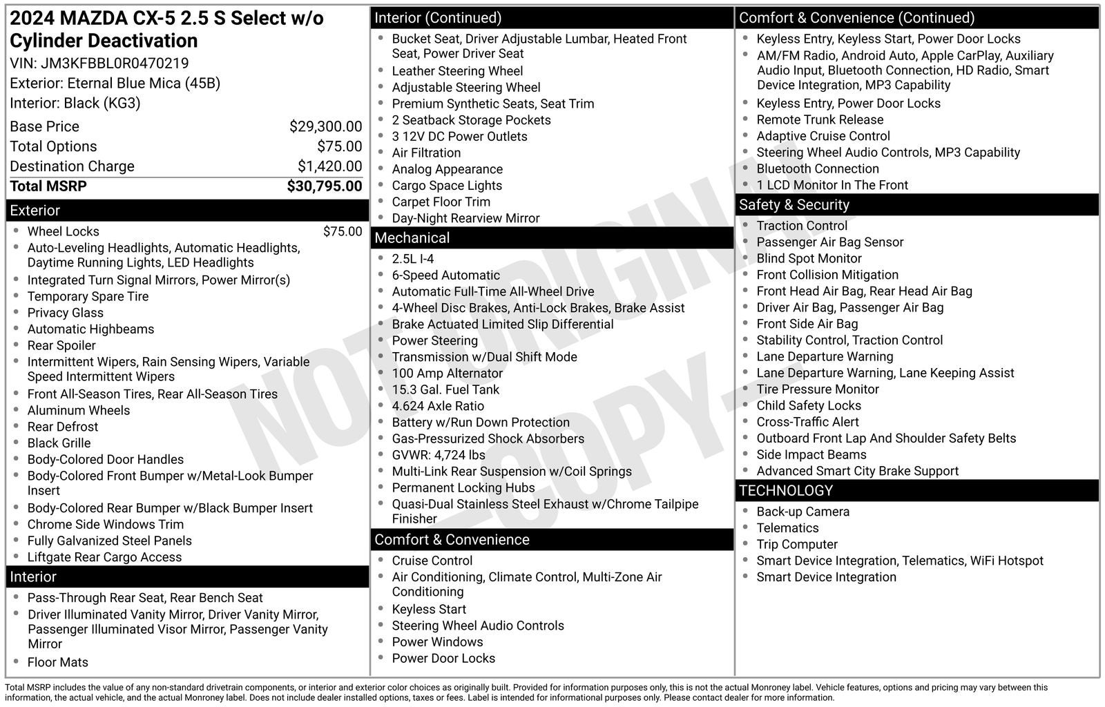 2024 Mazda Mazda CX-5 2.5 S Select Package