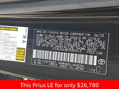 2023 Toyota Prius LE
