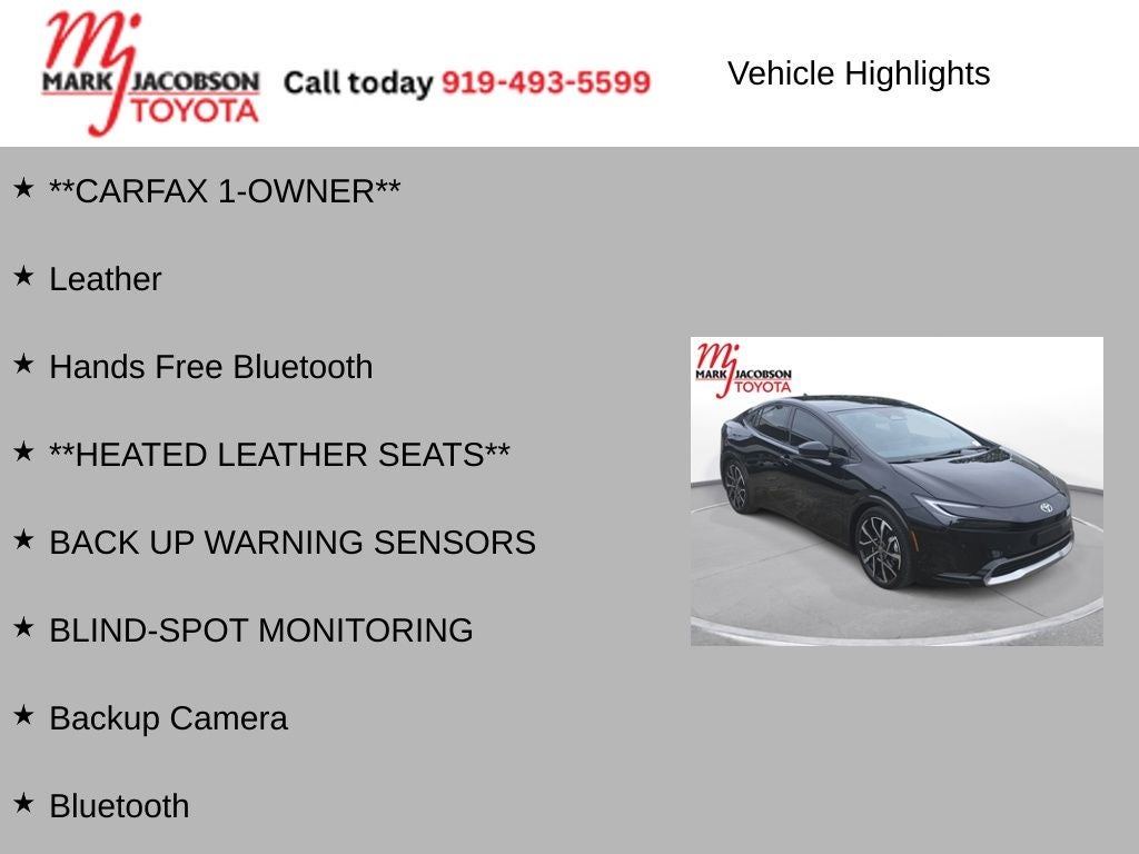 2025 Toyota Prius Plug-In Hybrid XSE Premium