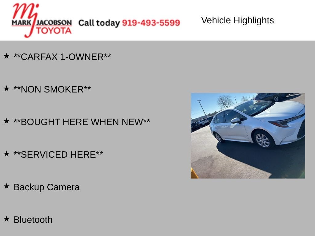 2023 Toyota Corolla LE