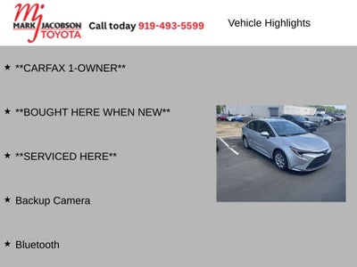 2025 Toyota Corolla Hybrid LE