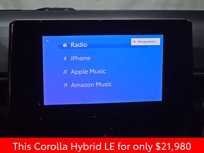 2023 Toyota Corolla Hybrid LE