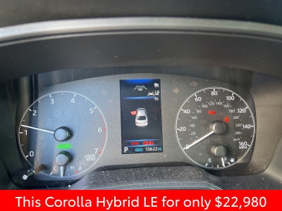 2023 Toyota Corolla Hybrid LE