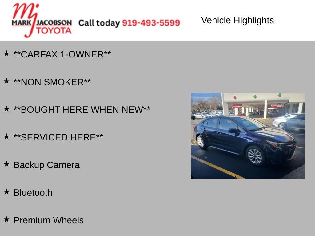 2023 Toyota Corolla Hybrid LE