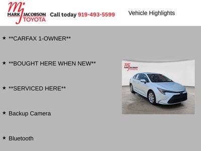 2024 Toyota Corolla Hybrid LE