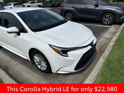 2023 Toyota Corolla Hybrid LE