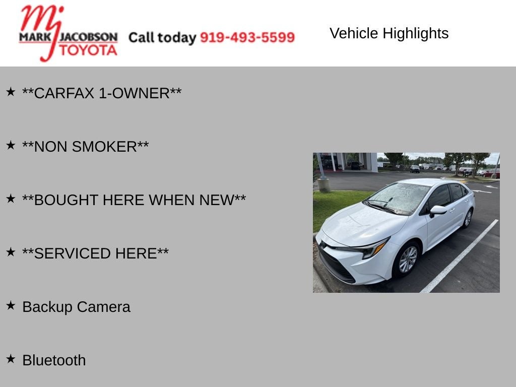 2023 Toyota Corolla Hybrid LE