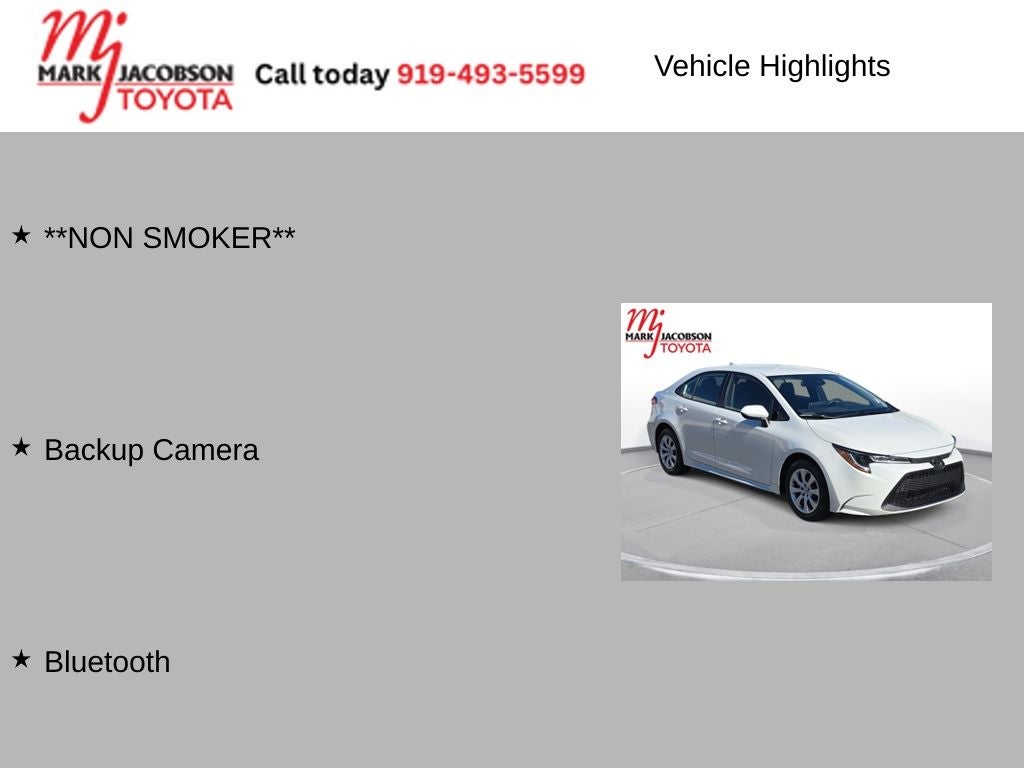 2021 Toyota Corolla LE