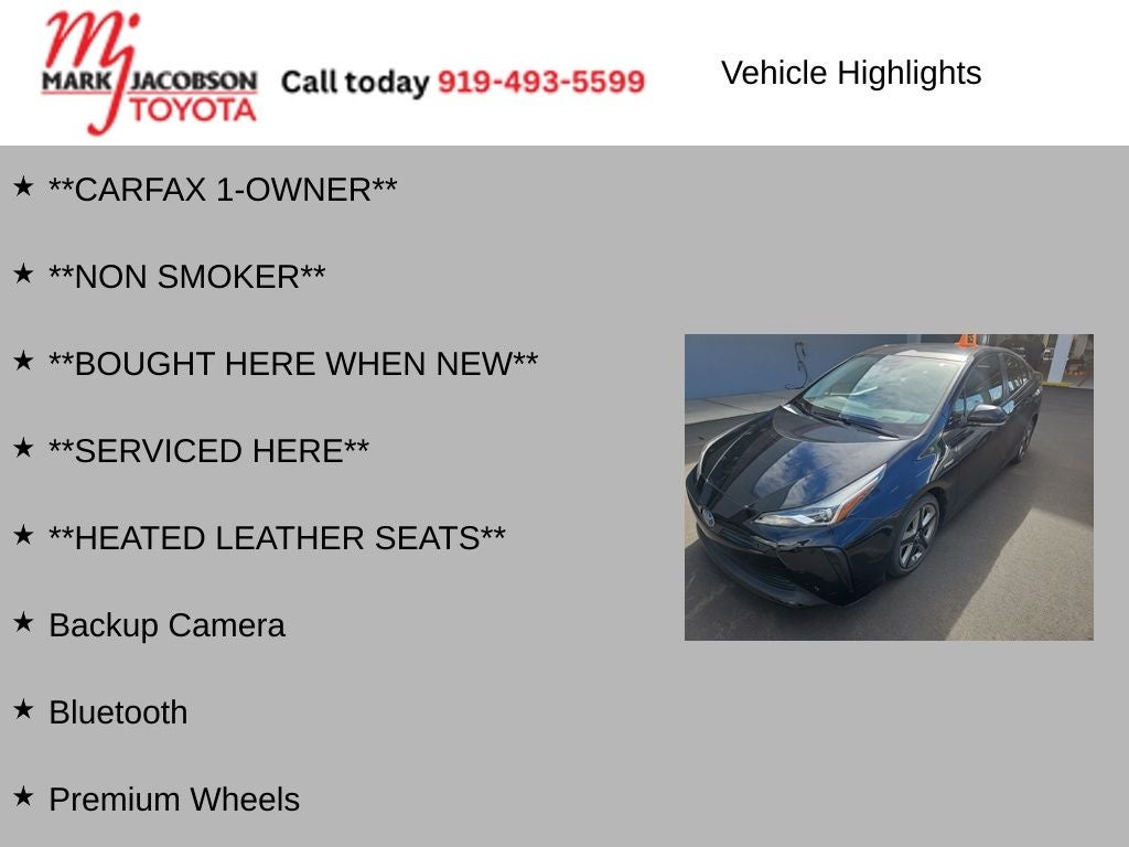 2019 Toyota Prius Limited