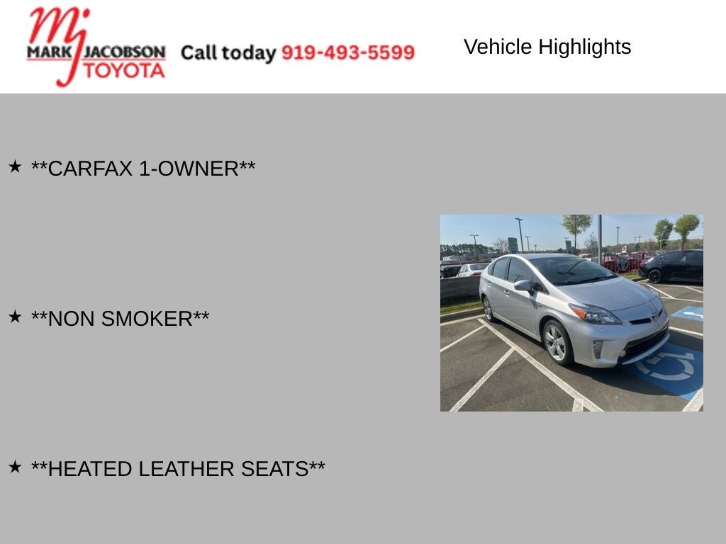 2012 Toyota Prius Five