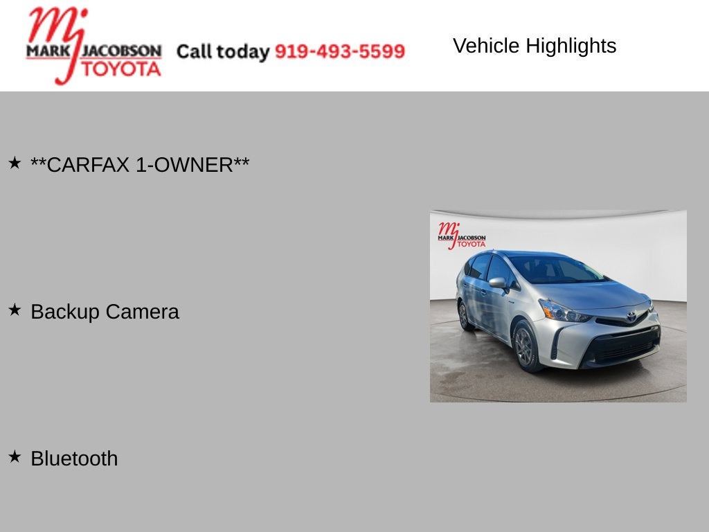 2017 Toyota Prius v Two