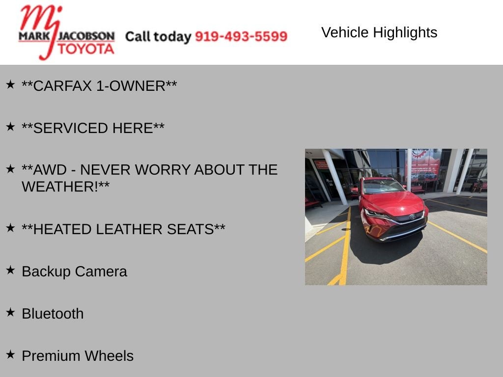 2021 Toyota Venza XLE