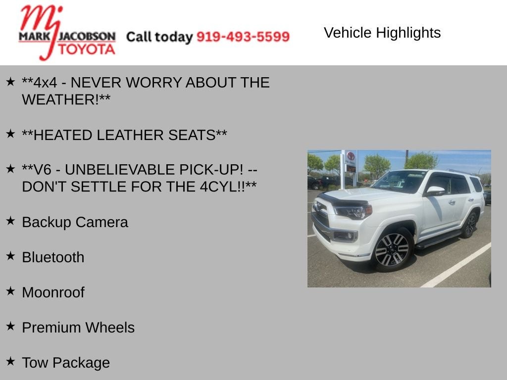 2018 Toyota 4Runner Limited