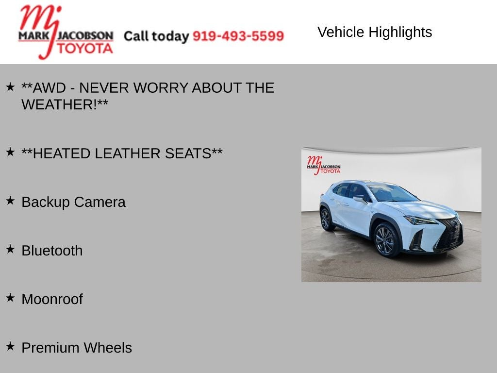 2019 Lexus UX 250h F SPORT