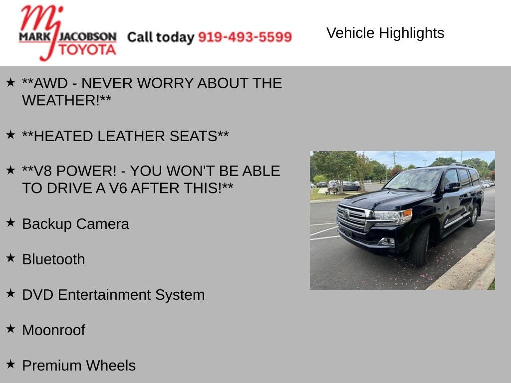 2019 Toyota Land Cruiser Base
