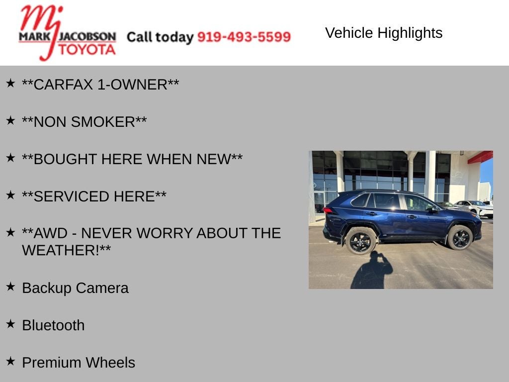 2021 Toyota RAV4 Hybrid XSE