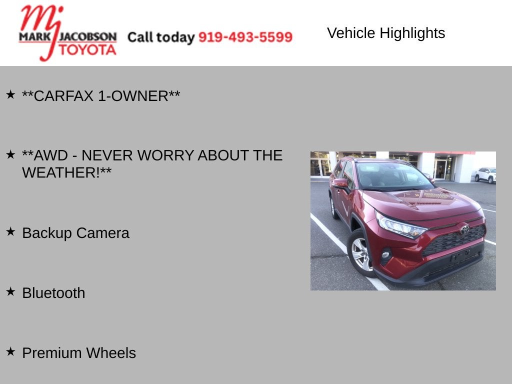 2019 Toyota RAV4 XLE