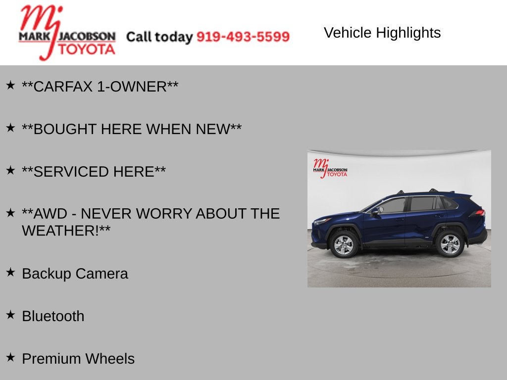 2025 Toyota RAV4 Hybrid XLE