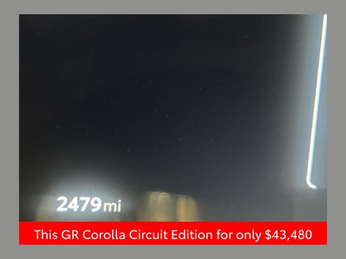 2024 Toyota GR Corolla Circuit Edition