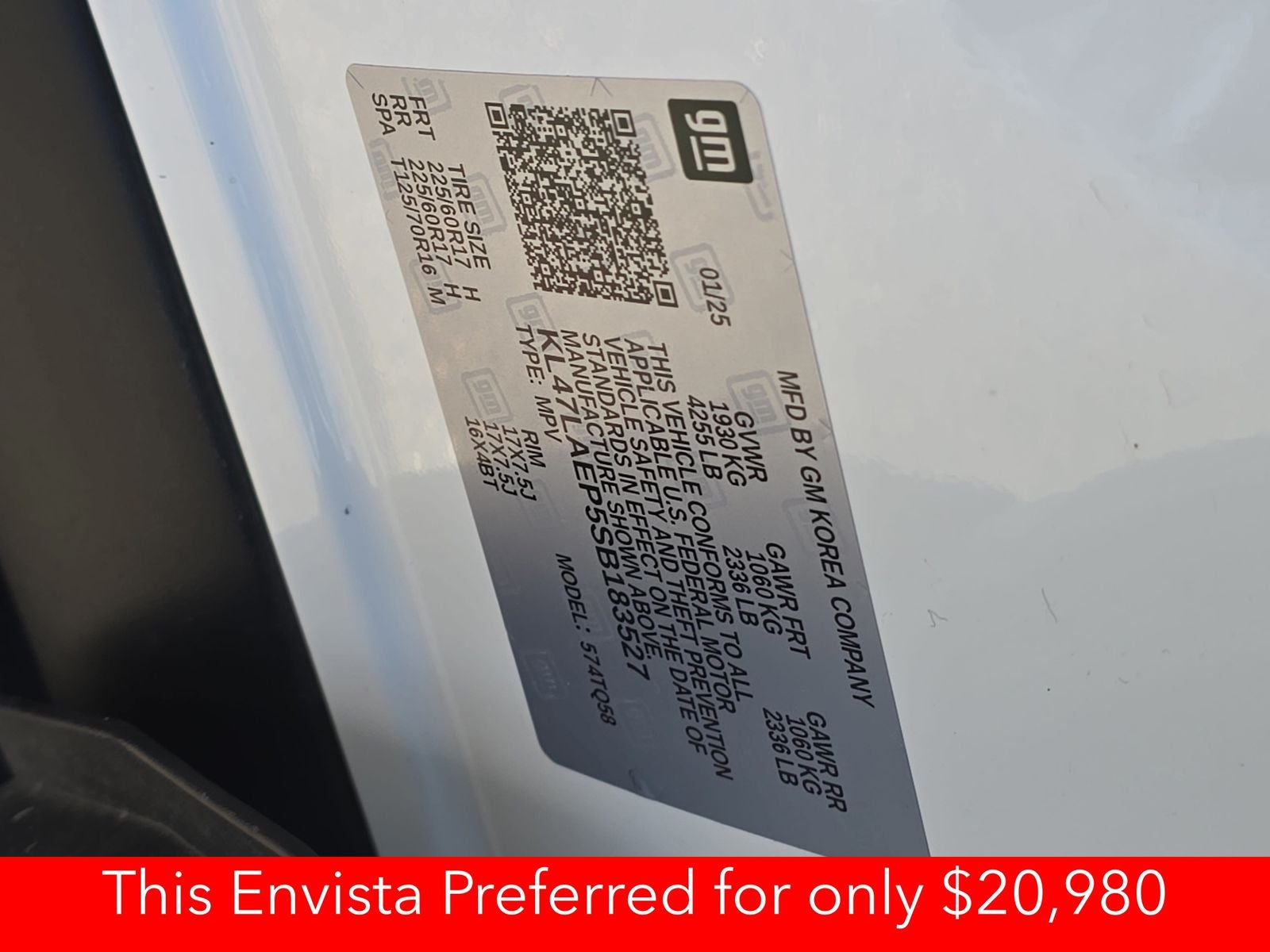 2025 Buick Envista Preferred