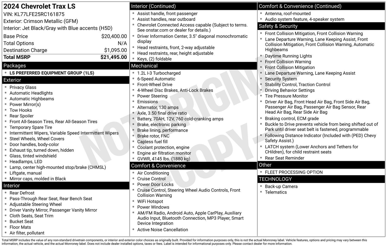 2024 Chevrolet Trax LS
