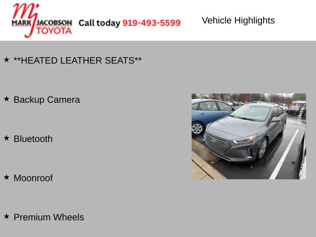 2019 Hyundai Ioniq Hybrid Limited