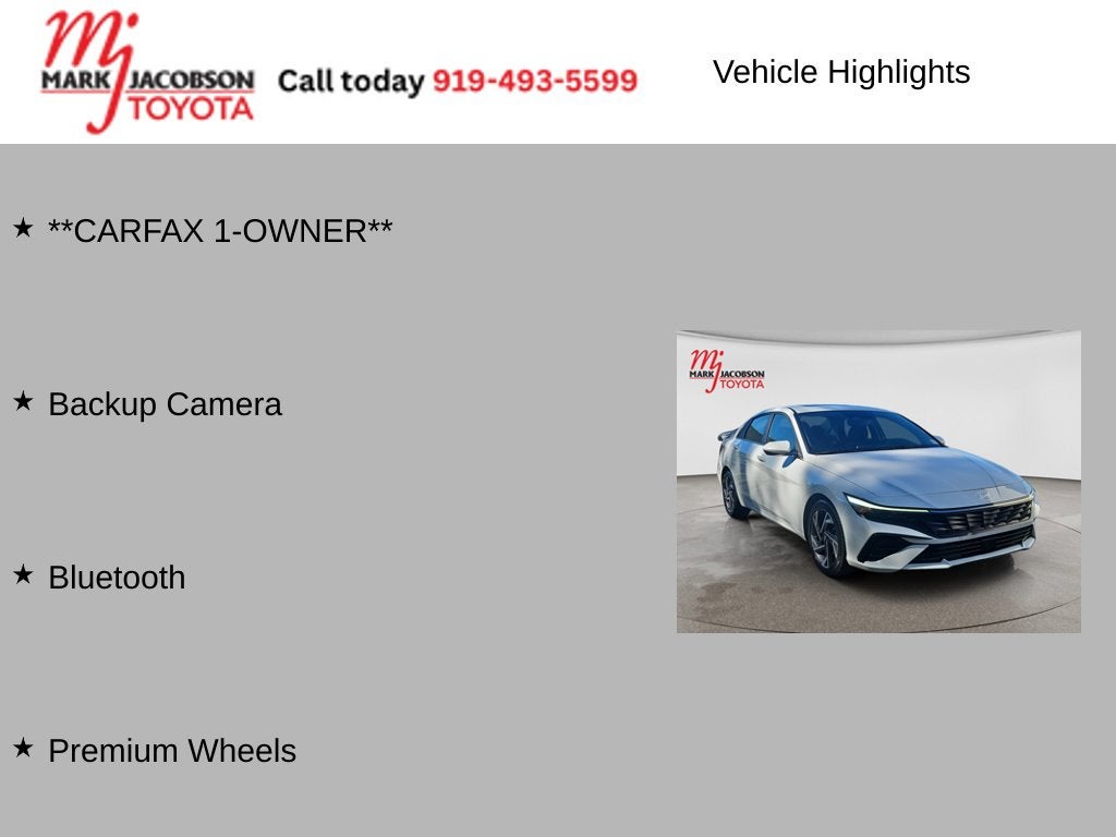 2025 Hyundai Elantra SEL Convenience