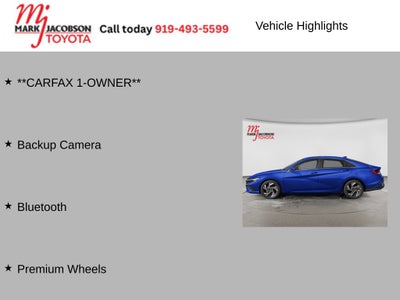 2025 Hyundai Elantra SEL Convenience
