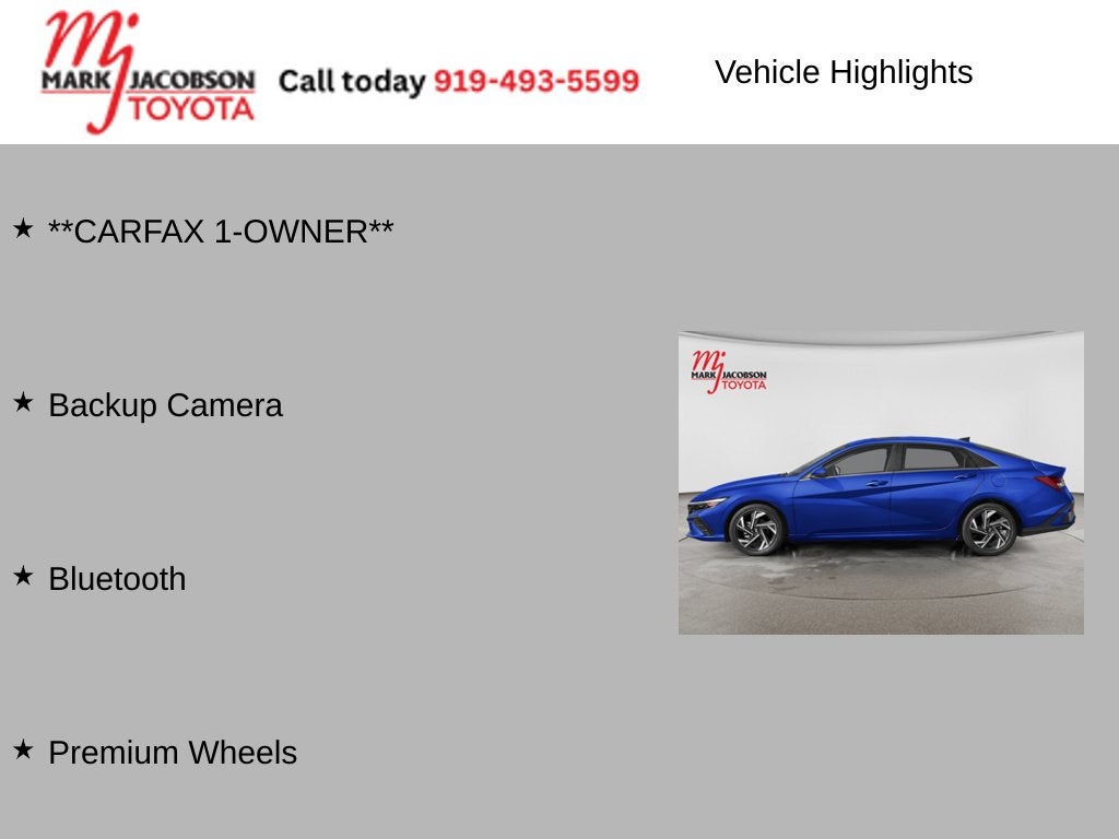 2025 Hyundai Elantra SEL Convenience