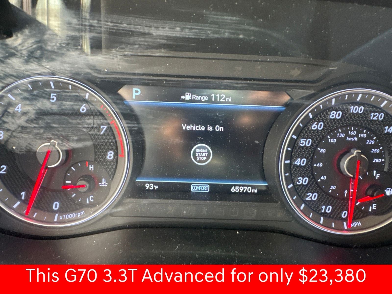 2019 Genesis G70 3.3T Advanced