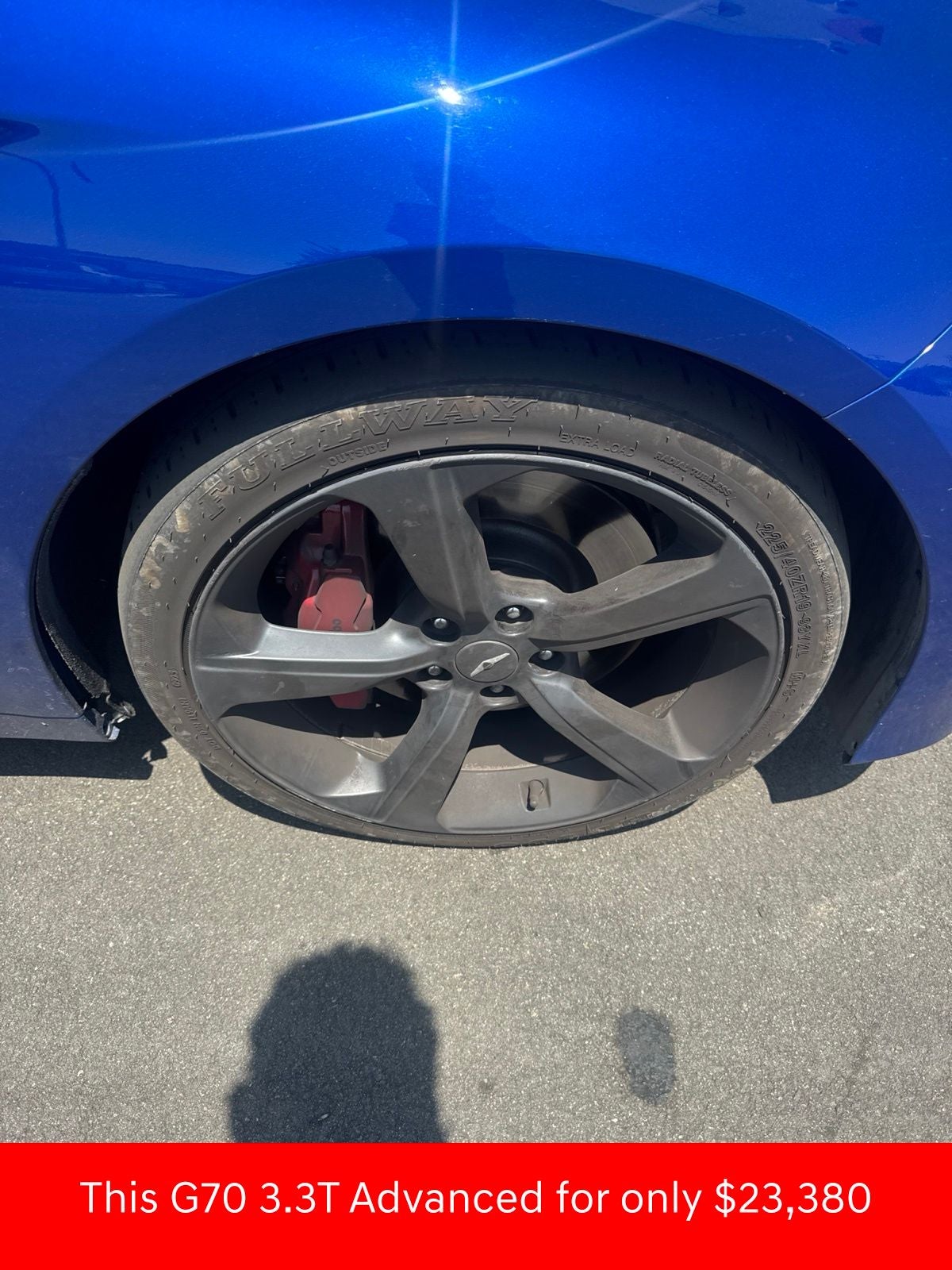 2019 Genesis G70 3.3T Advanced