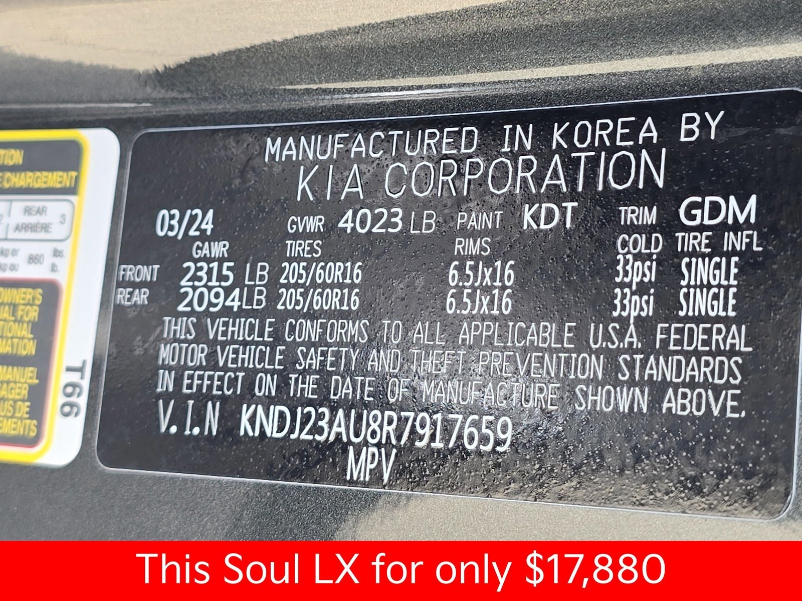 2024 Kia Soul LX