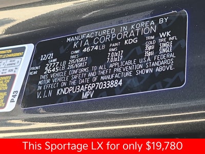 2023 Kia Sportage LX